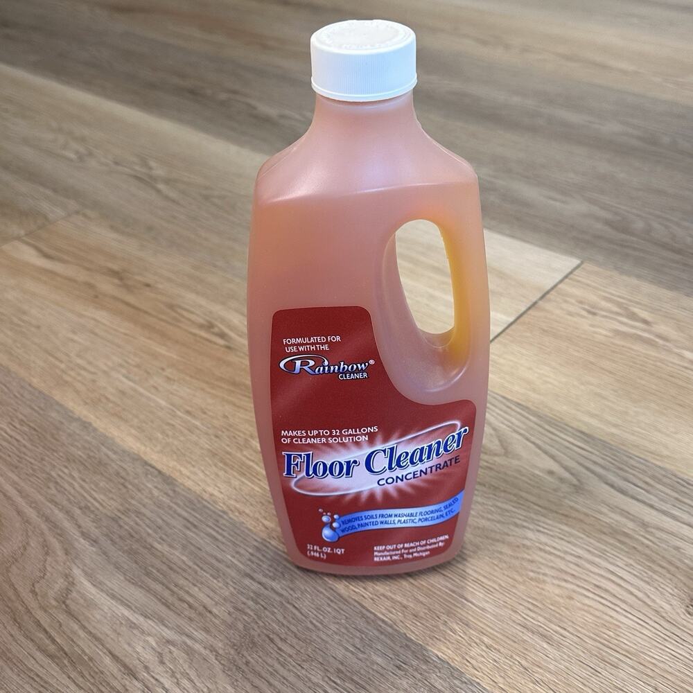 Vtg Rainbow Floor Cleaner Deodorizer 32oz Air Freshener Concentrate Discontinue